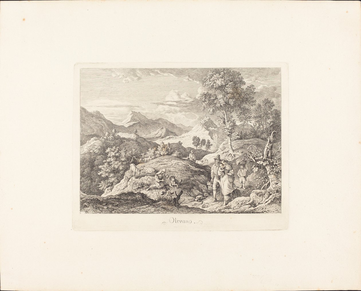 Olevano da Ludwig Richter