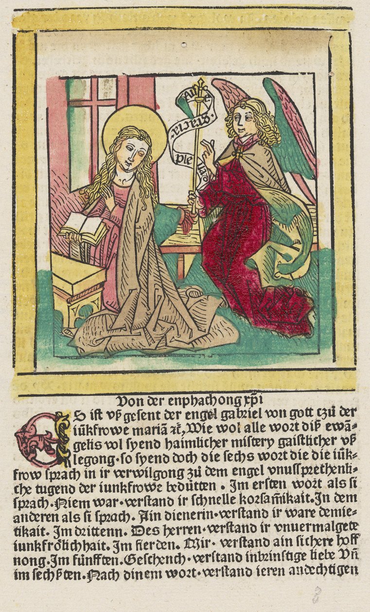 Gaistliche usslegong des lebes Jhesu Cristi da Ludwig Schongauer, German 15th Century, Ludolph of Saxony