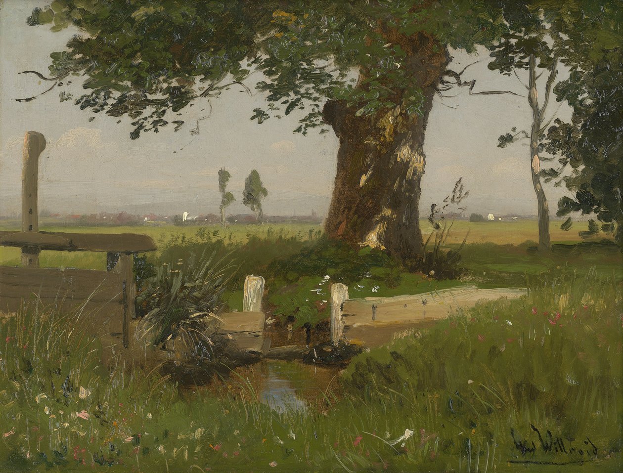 Paesaggio estivo su prato in Carinzia da Ludwig Willroider