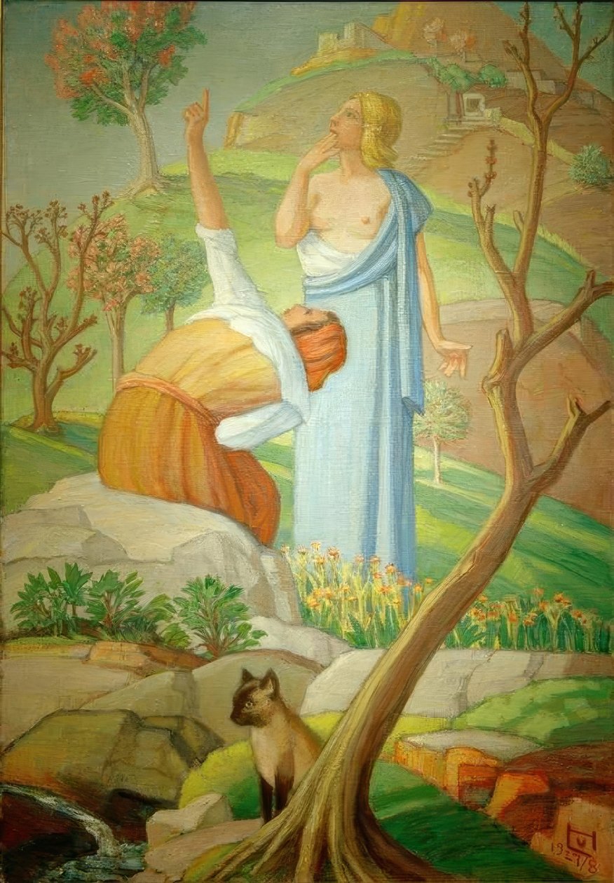 Il falco da Ludwig von Hofmann