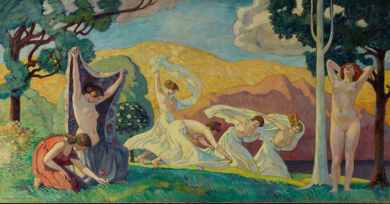Danza primaverile da Ludwig von Hofmann