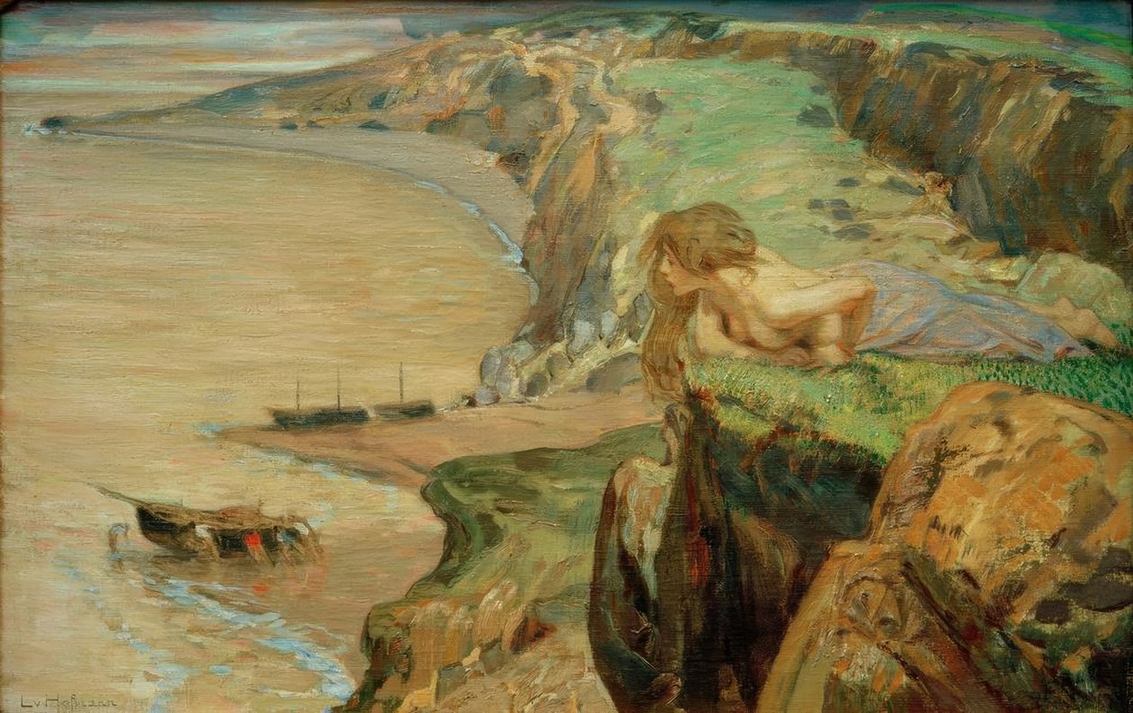 Costa rocciosa meridionale da Ludwig von Hofmann