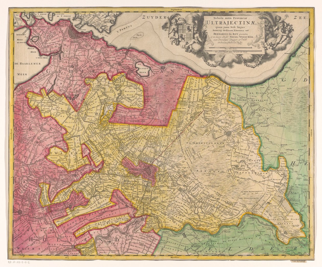 Mappa della provincia di Utrecht da Luggert van Anse