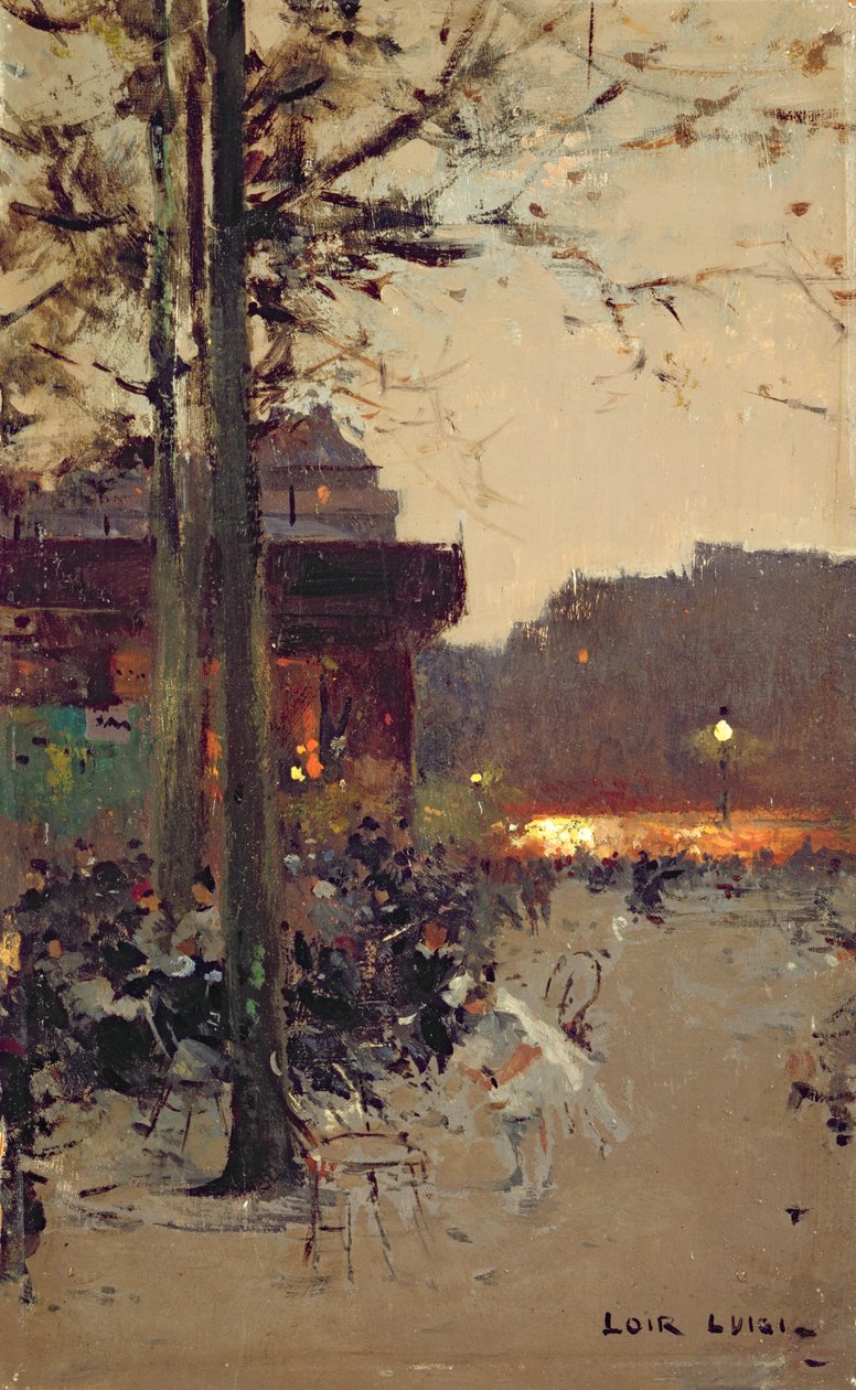 Parigi di sera da Luigi Loir