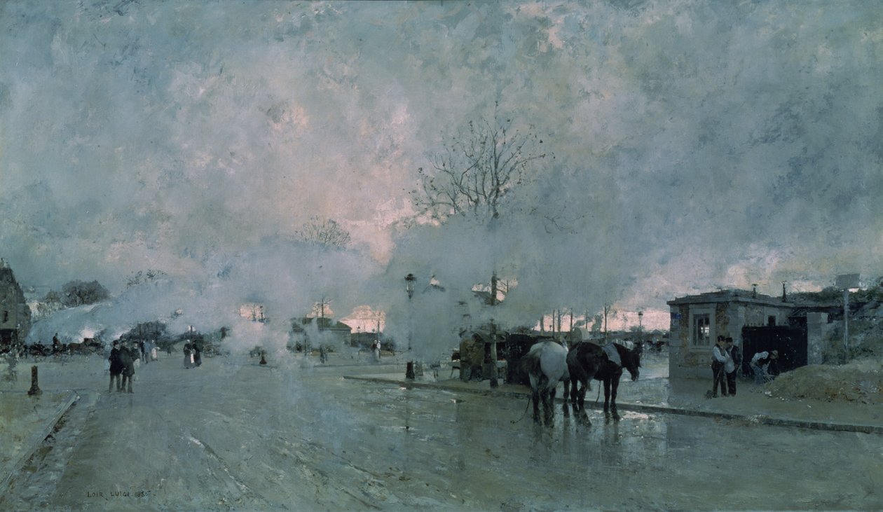 La Casa vicino alla Ferrovia da Luigi Loir