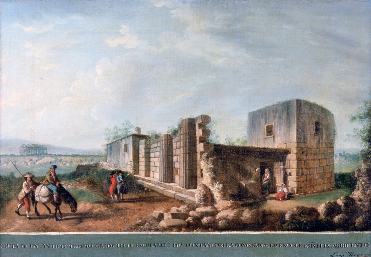 Tempio di Esculapio da Luigi Mayer