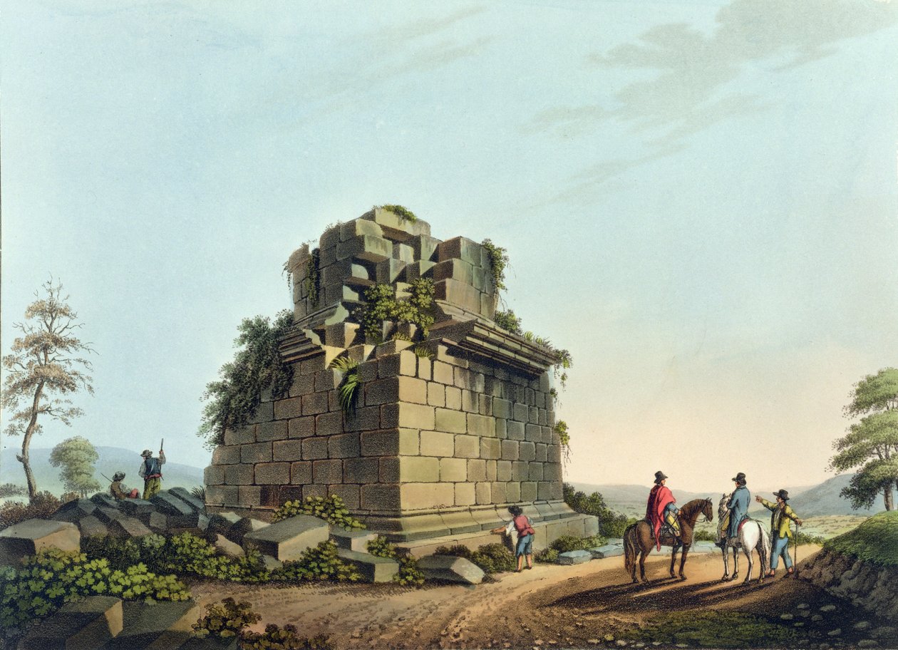 La base di una colonna colossale vicino a Siracusa, tavola 28 da 