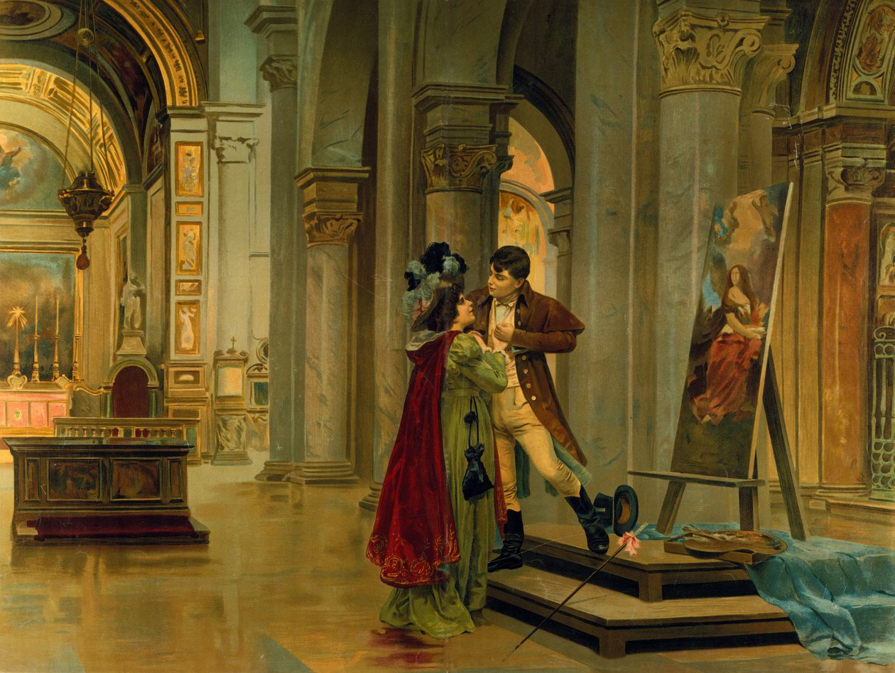 Scena da Tosca di Giacomo Puccini da Luigi Morgari