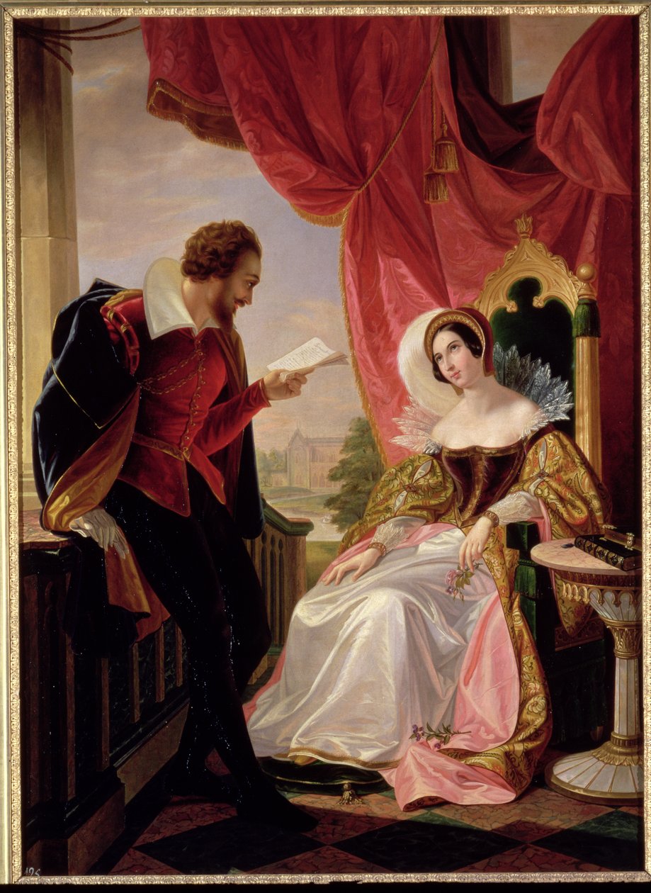 Torquato Tasso legge una poesia a Leonora d