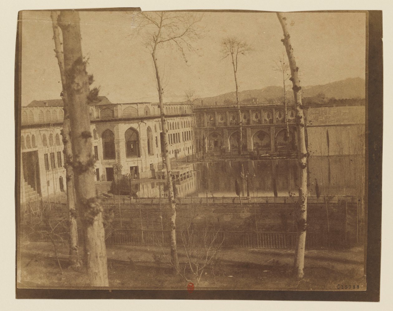 Teheran, palazzo, cortile del lago Golestan da Luigi Pesce