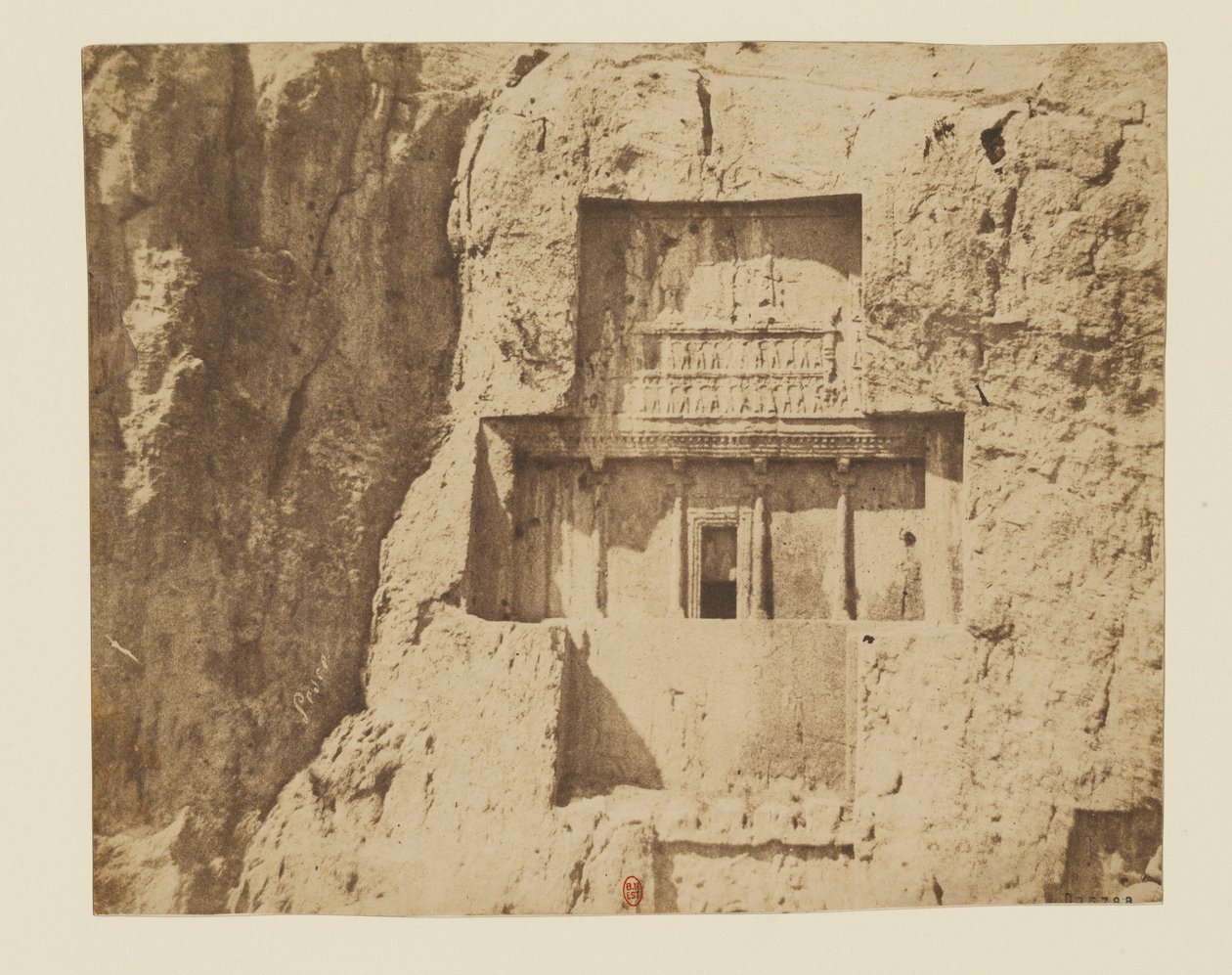 Vista 9 - Naqsh-e Rostam. Rilievo sassanide da Luigi Pesce