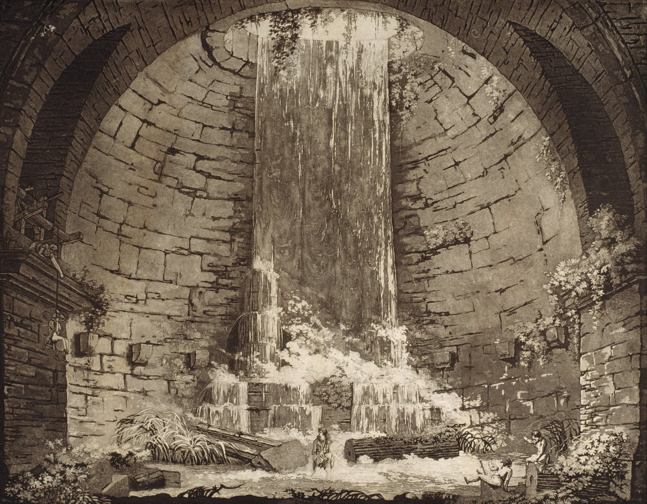 Rotonda convertita in bagni da Luigi Rados