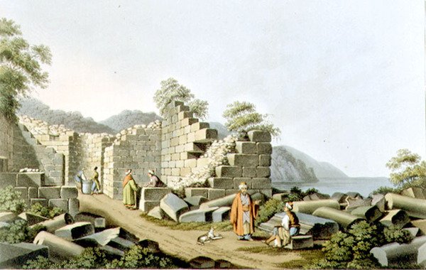 Rovine di un Antico Tempio a Samos, tavola 58 da 