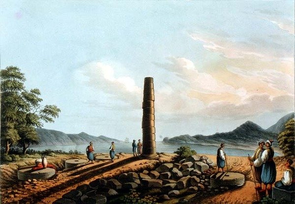 Le rovine del Tempio di Giunone a Samo, tavola 59 da 