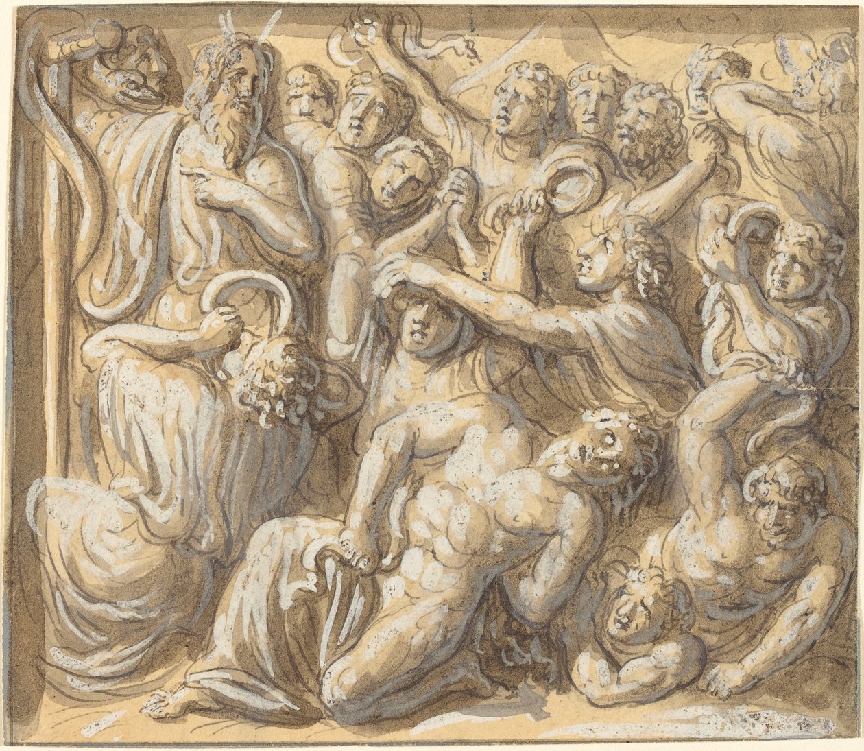 Mosè e il serpente di bronzo da Luigi Ademollo