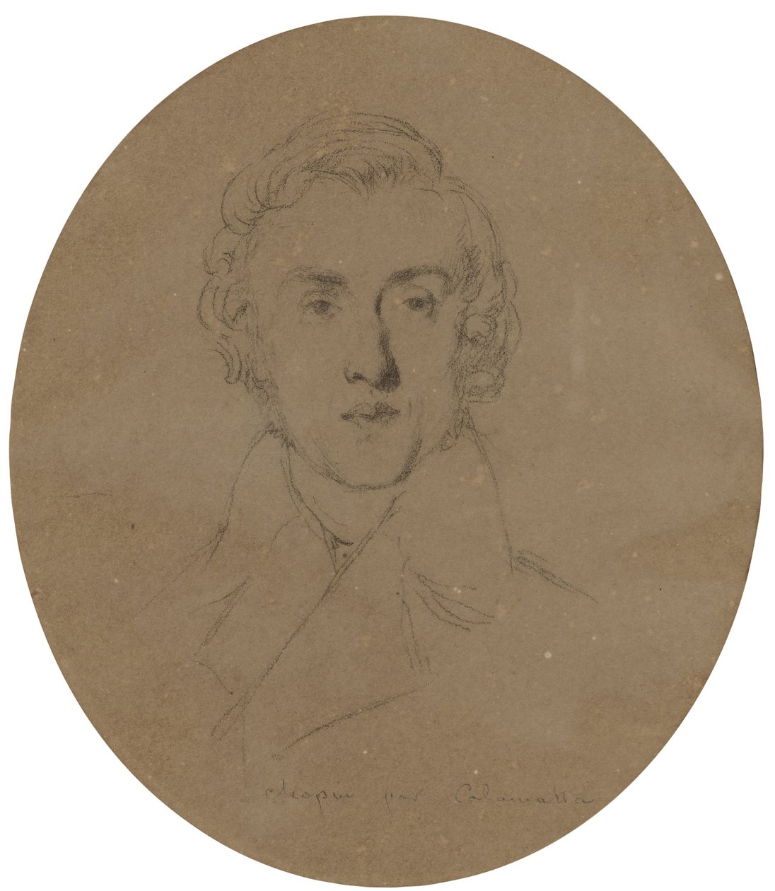 Ritratto di Frédéric Chopin da Luigi Calamatta