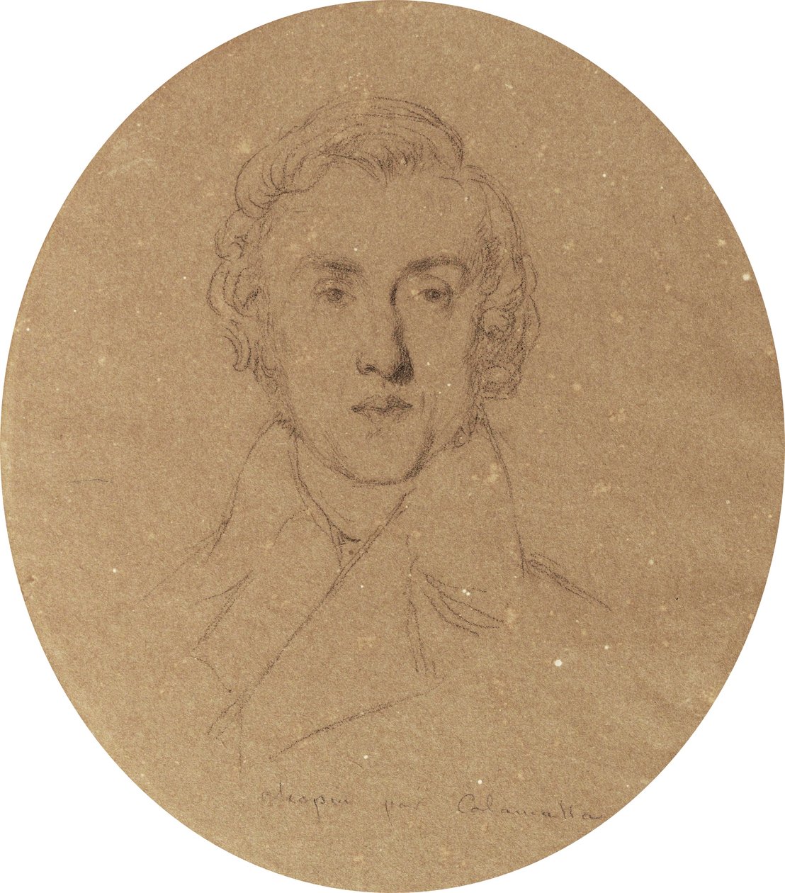Ritratto di Fryderyk Chopin da Luigi Calamatta