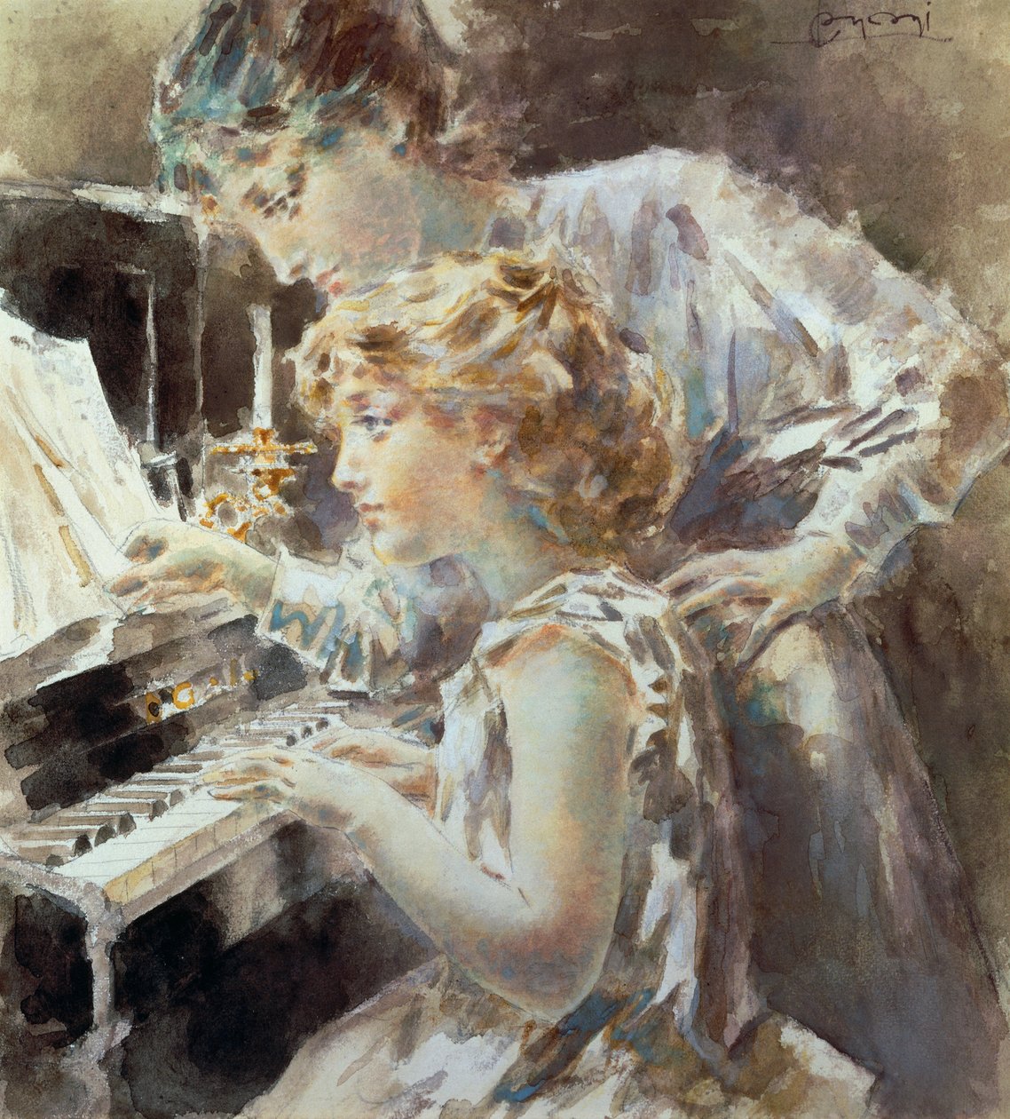 Lezione di piano da Luigi Conconi