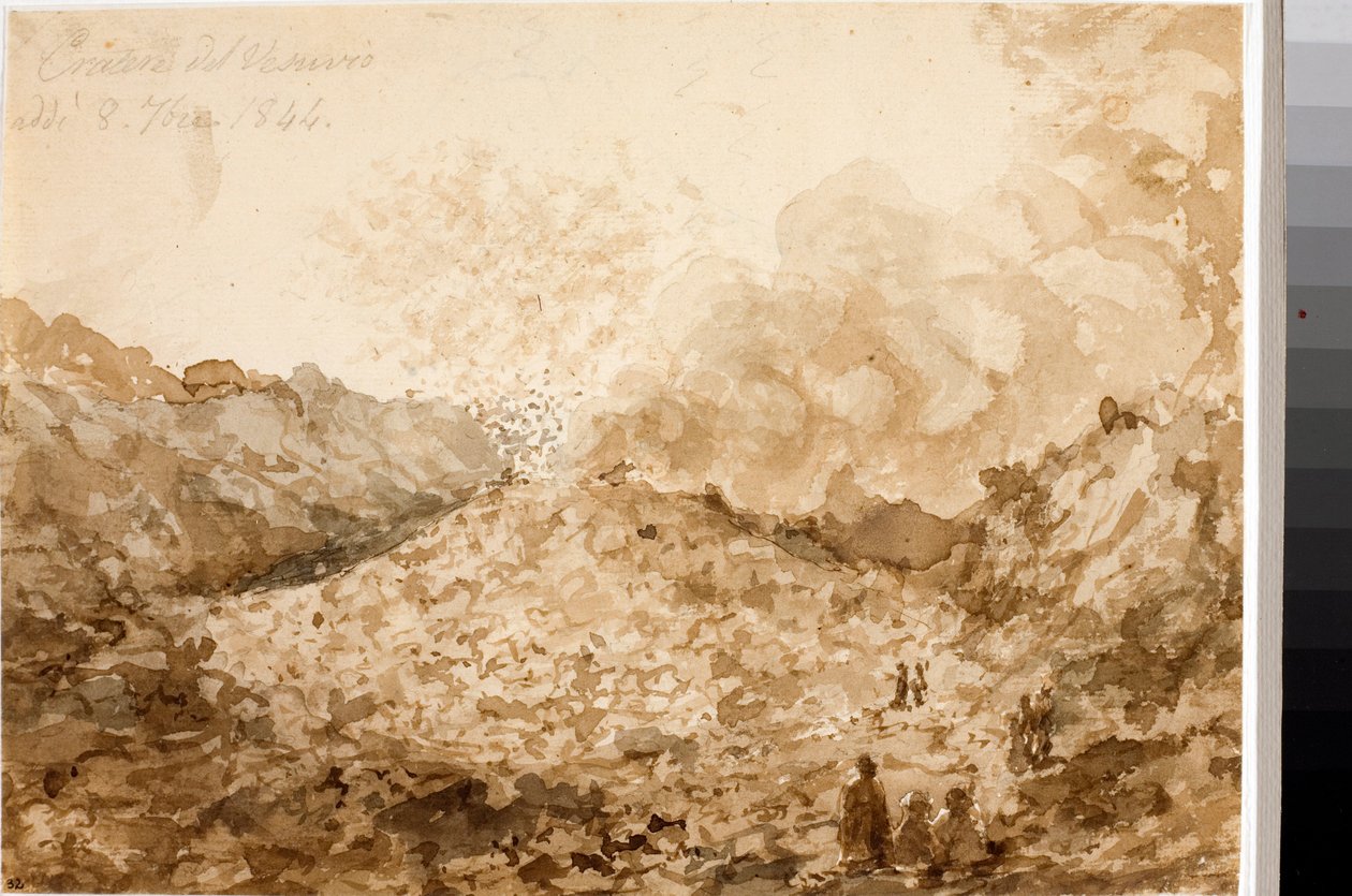 Cratere del Vesuvio a Napoli da Luigi Garibbo