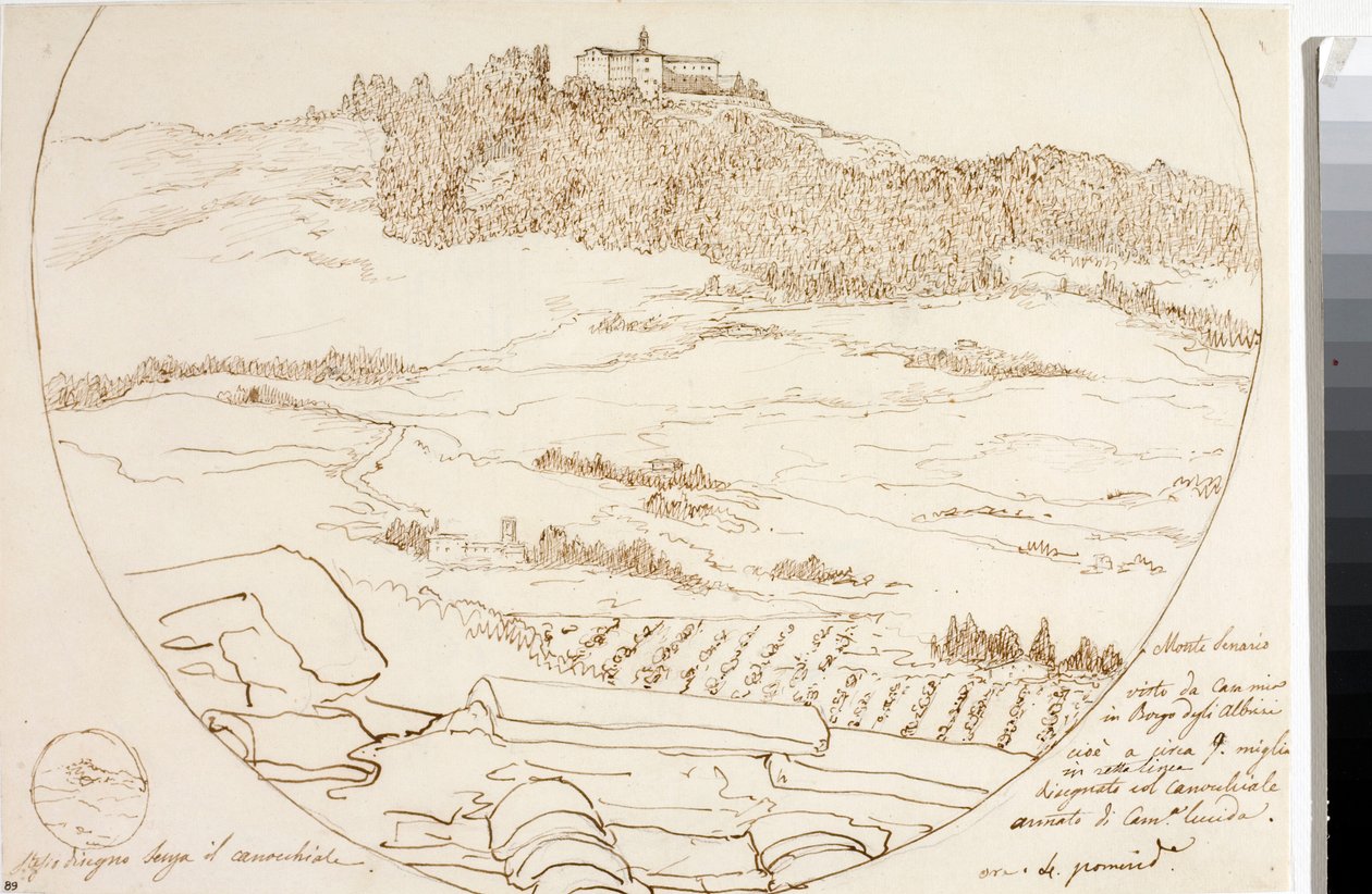 Veduta di Monte Senario vicino a Firenze da Luigi Garibbo