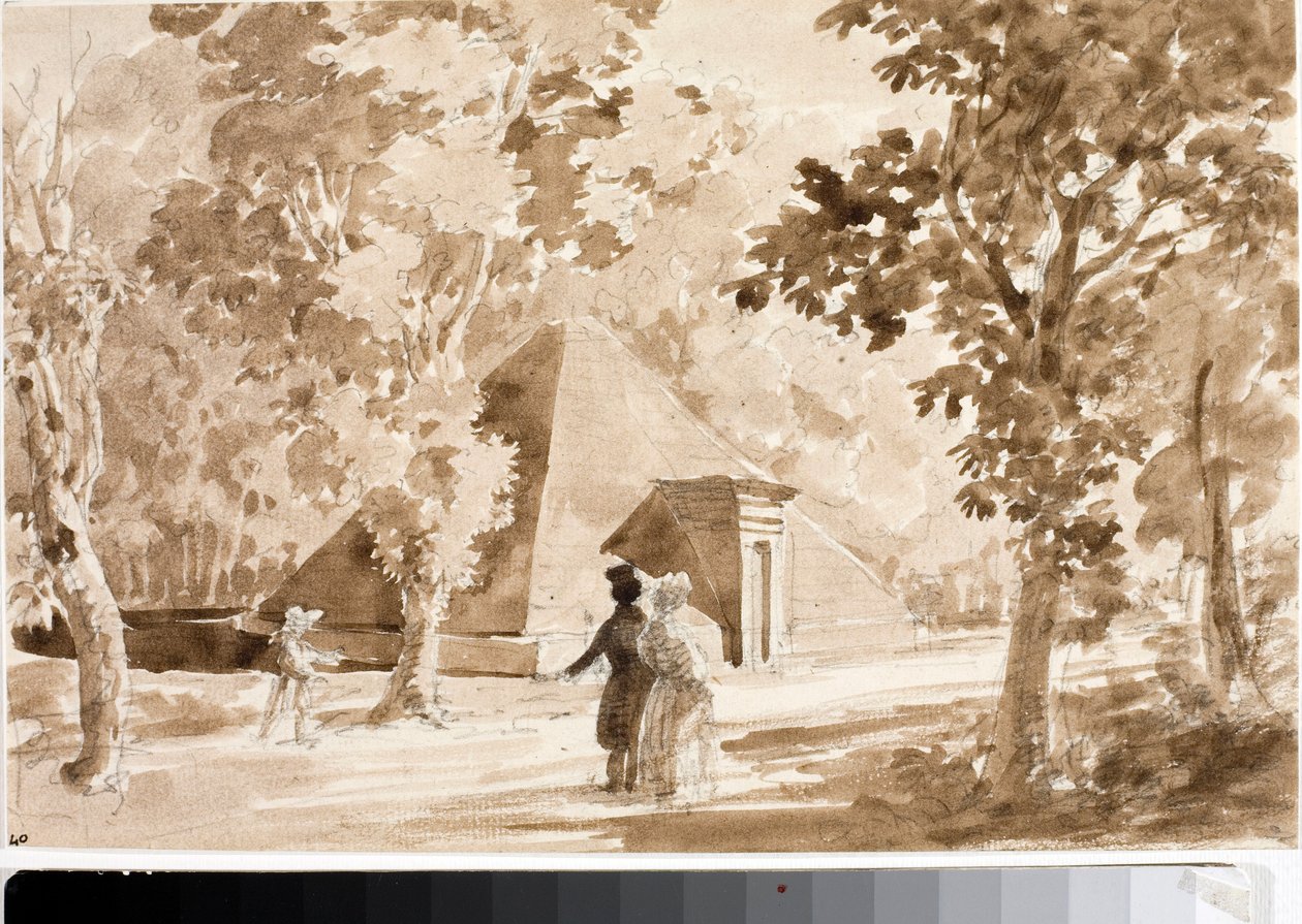 Veduta della piramide del Parco delle Cascine a Firenze da Luigi Garibbo