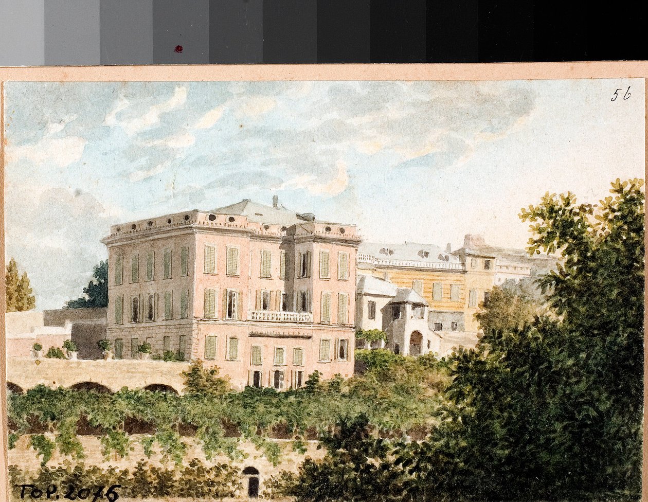 Veduta della villa Cambiaso, Genova da Luigi Garibbo