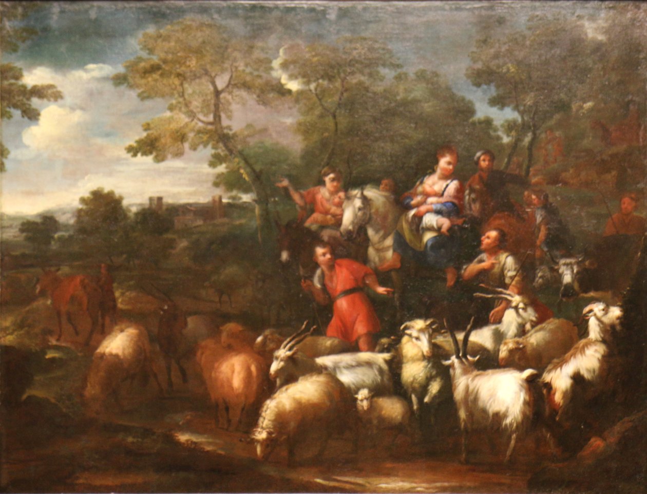 Il viaggio di Giacobbe. da Luigi Garzi