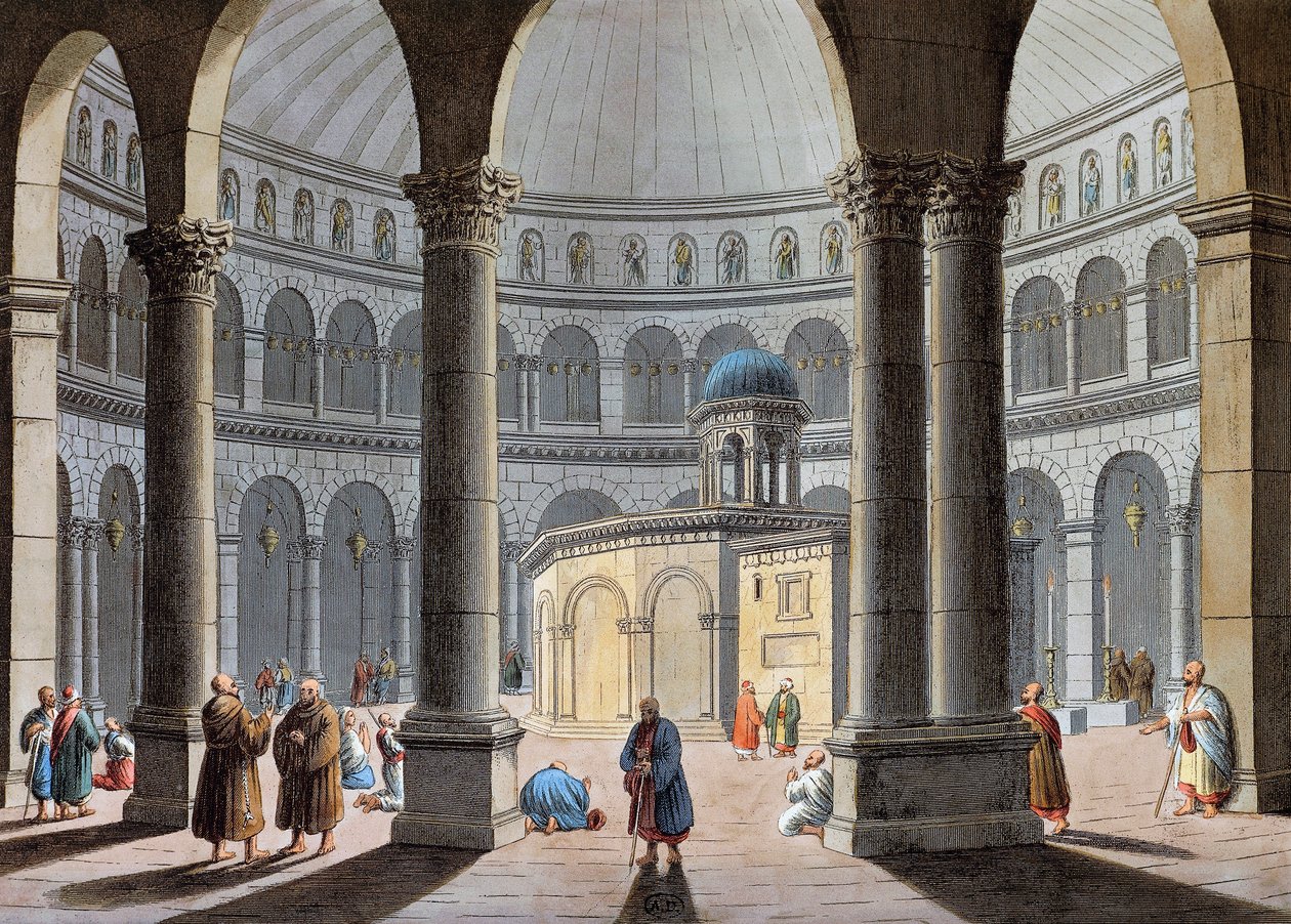 Chiesa del Santo Sepolcro, Gerusalemme da Luigi Mayer