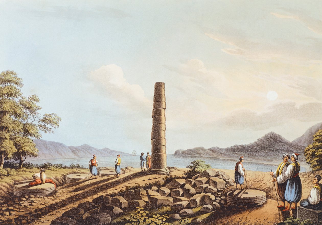 I resti del Tempio di Hera a Samo da Luigi Mayer