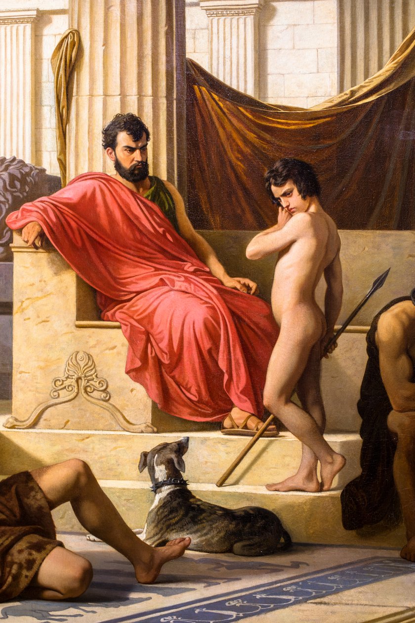 Istruzione a Sparta da Luigi Mussini