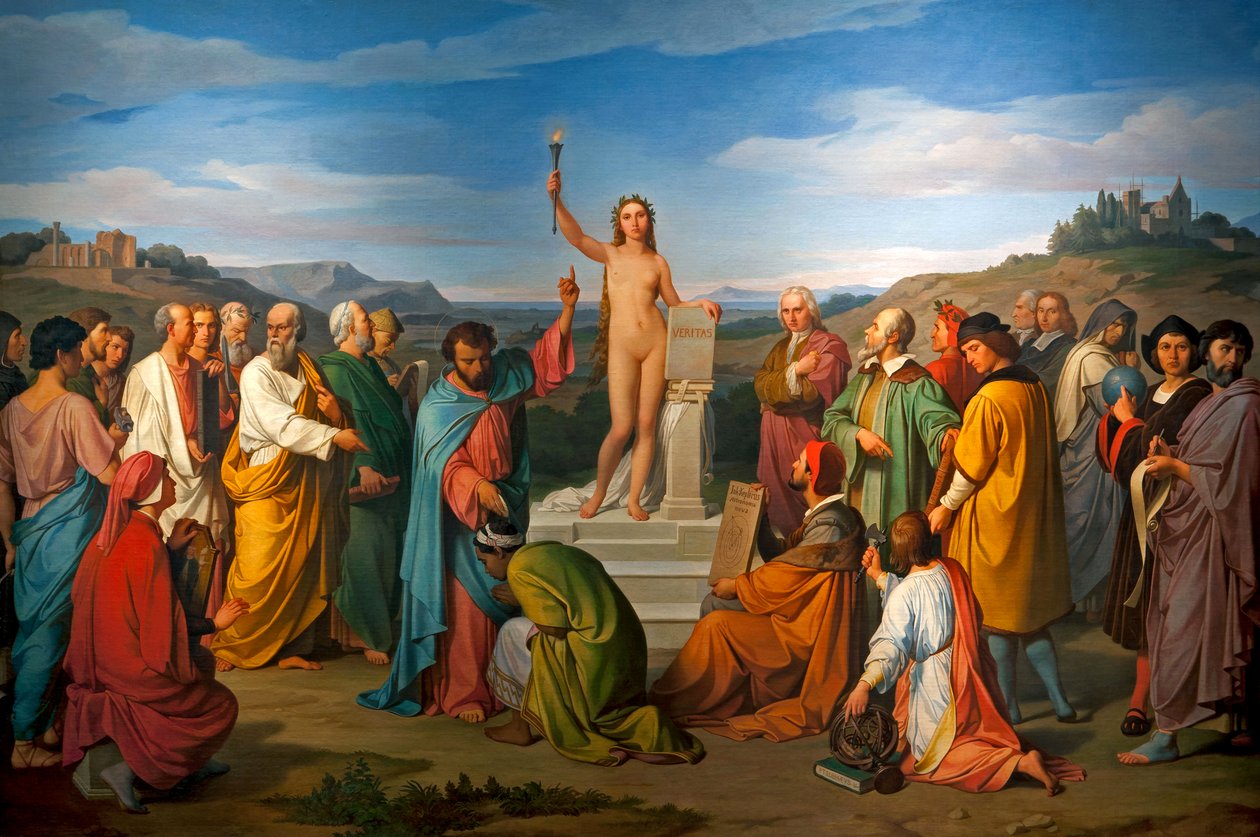 Il trionfo della Verità. XIX secolo (olio su tela) da Luigi Mussini