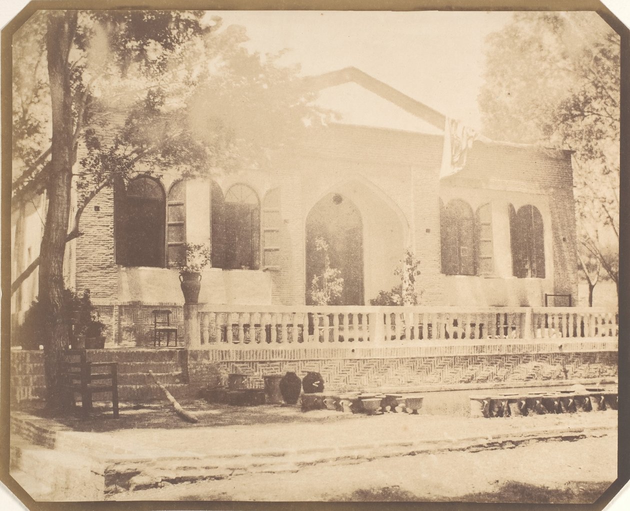 Zerghiandeh. Casa di campagna del ministro russo, Teheran da Luigi Pesce