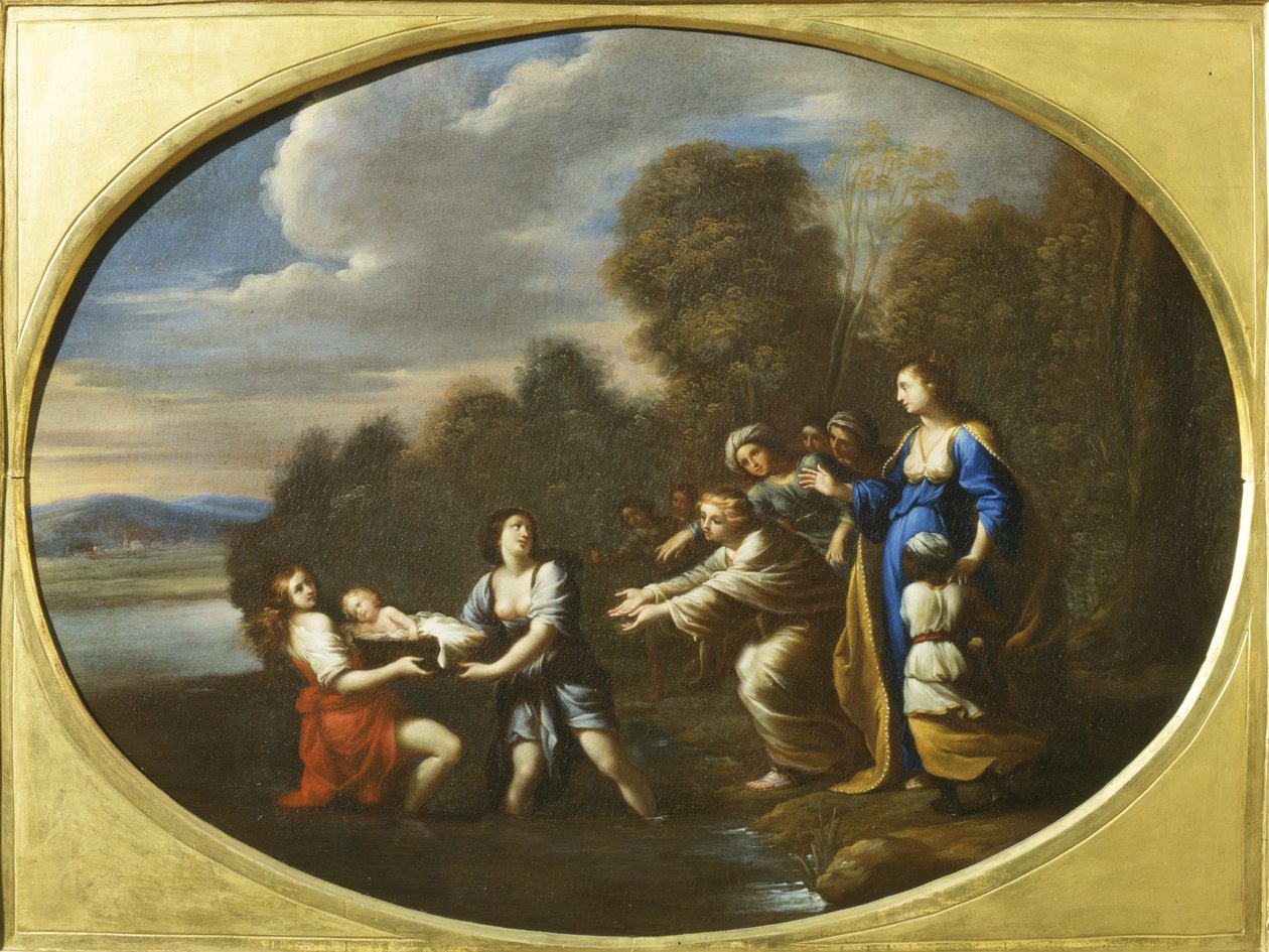 Mosè salvato dal Nilo (dipinto) da Luigi Primo Gentile