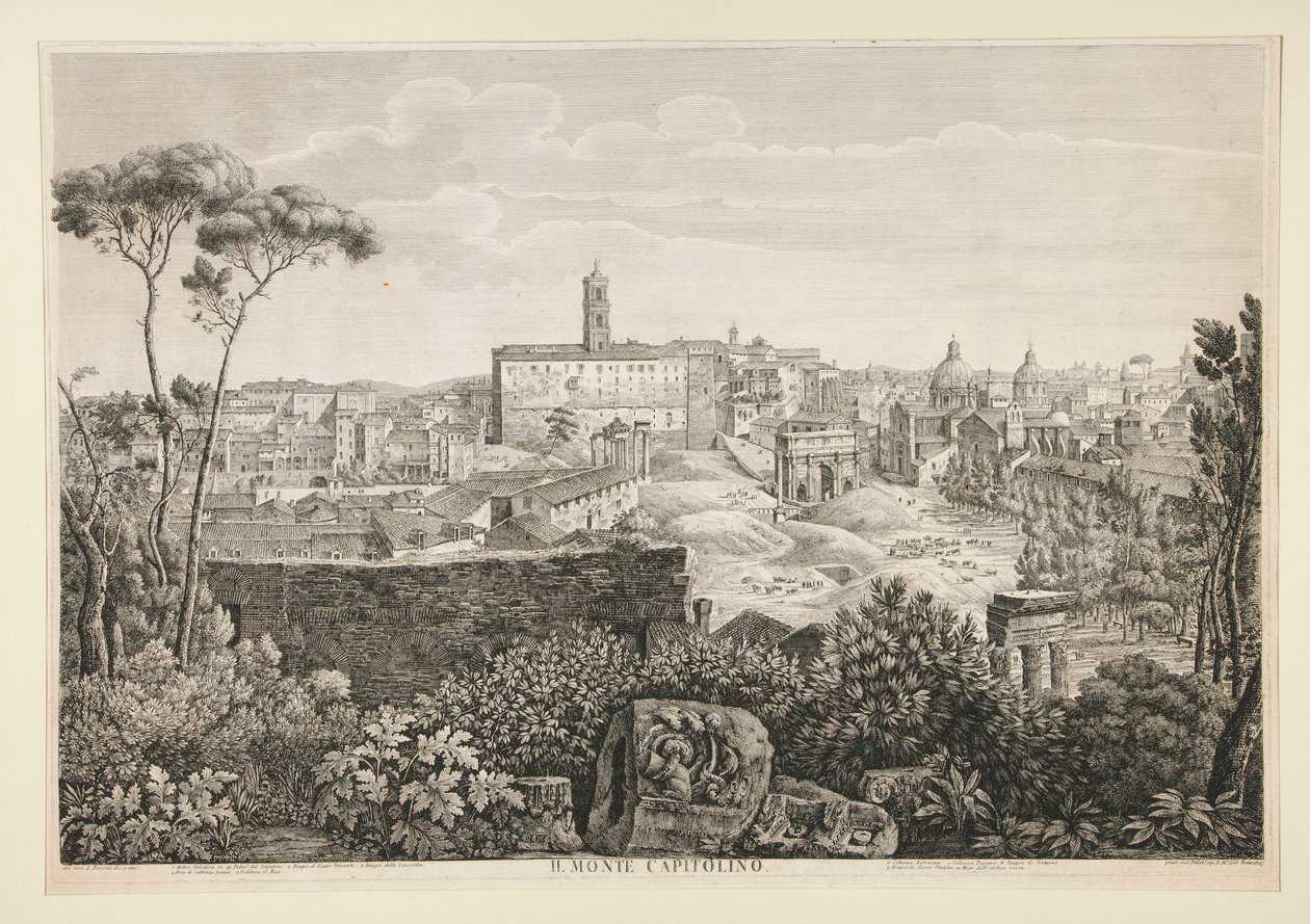Il Monte Capitolino da Luigi Rossini