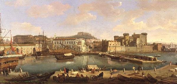 La baia di Napoli da Luigi Vanvitelli