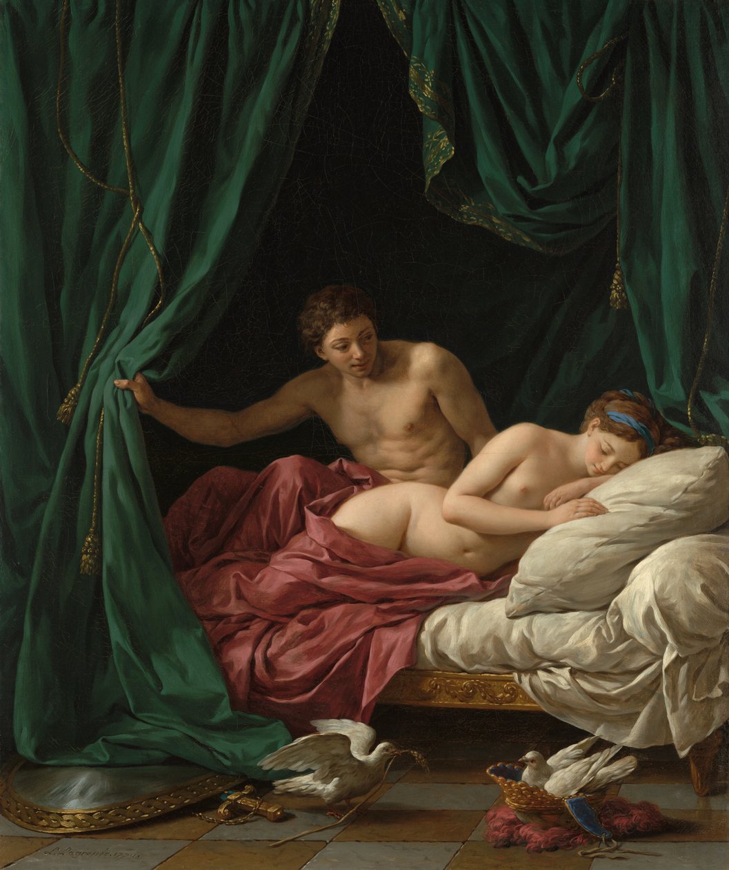 Marte e Venere, allegoria della Pace da Louis Jean François Lagrenée