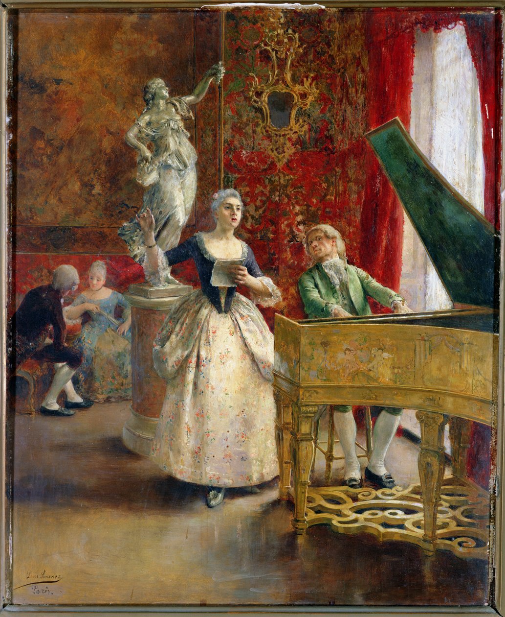 Il concerto, prima del 1908 da Luis Jimenez y Aranda