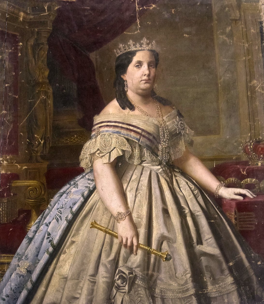 Isabella II di Spagna da Luis de Madrazo
