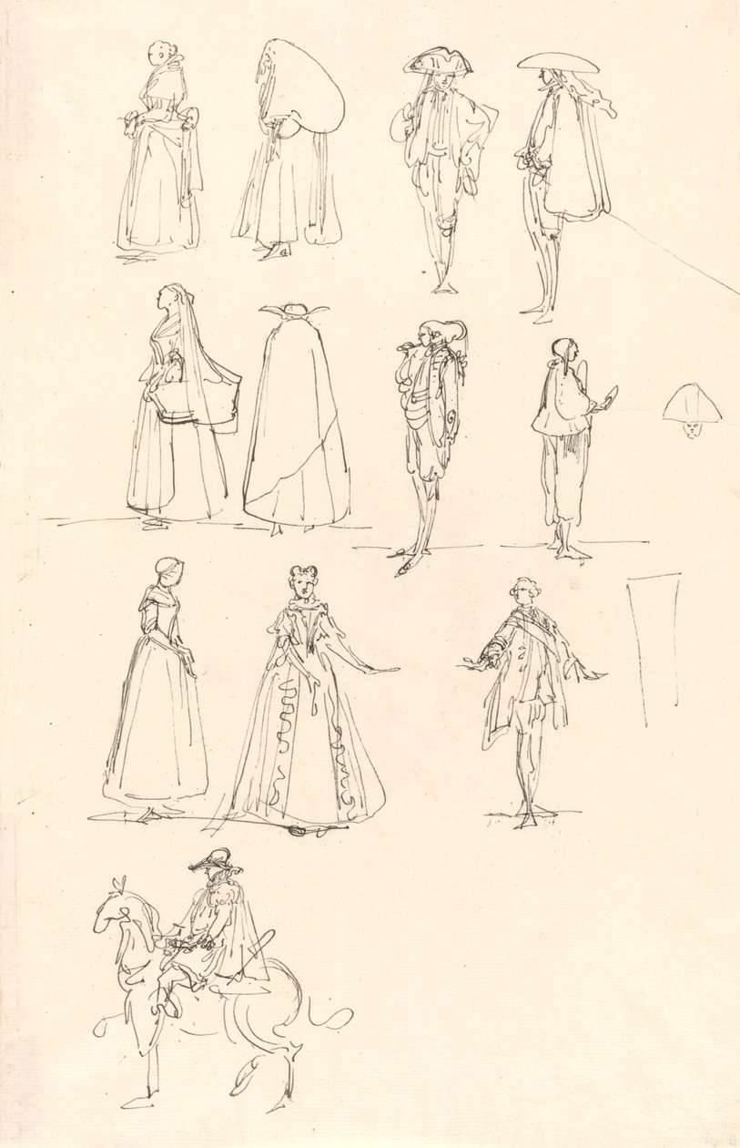 Costumi storici da Luis Paret y Alcazar
