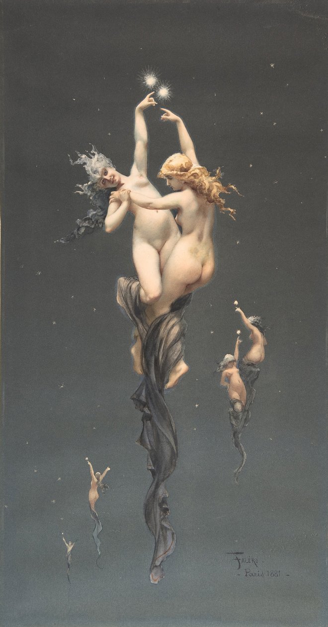 Stelle gemelle, 1851-96 da Luis Riccardo Falero