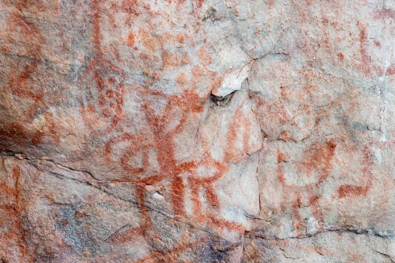 Pittografia, Faical, San Ignacio, Cajamarca, Perù, 2015 da Luis Rosendo.