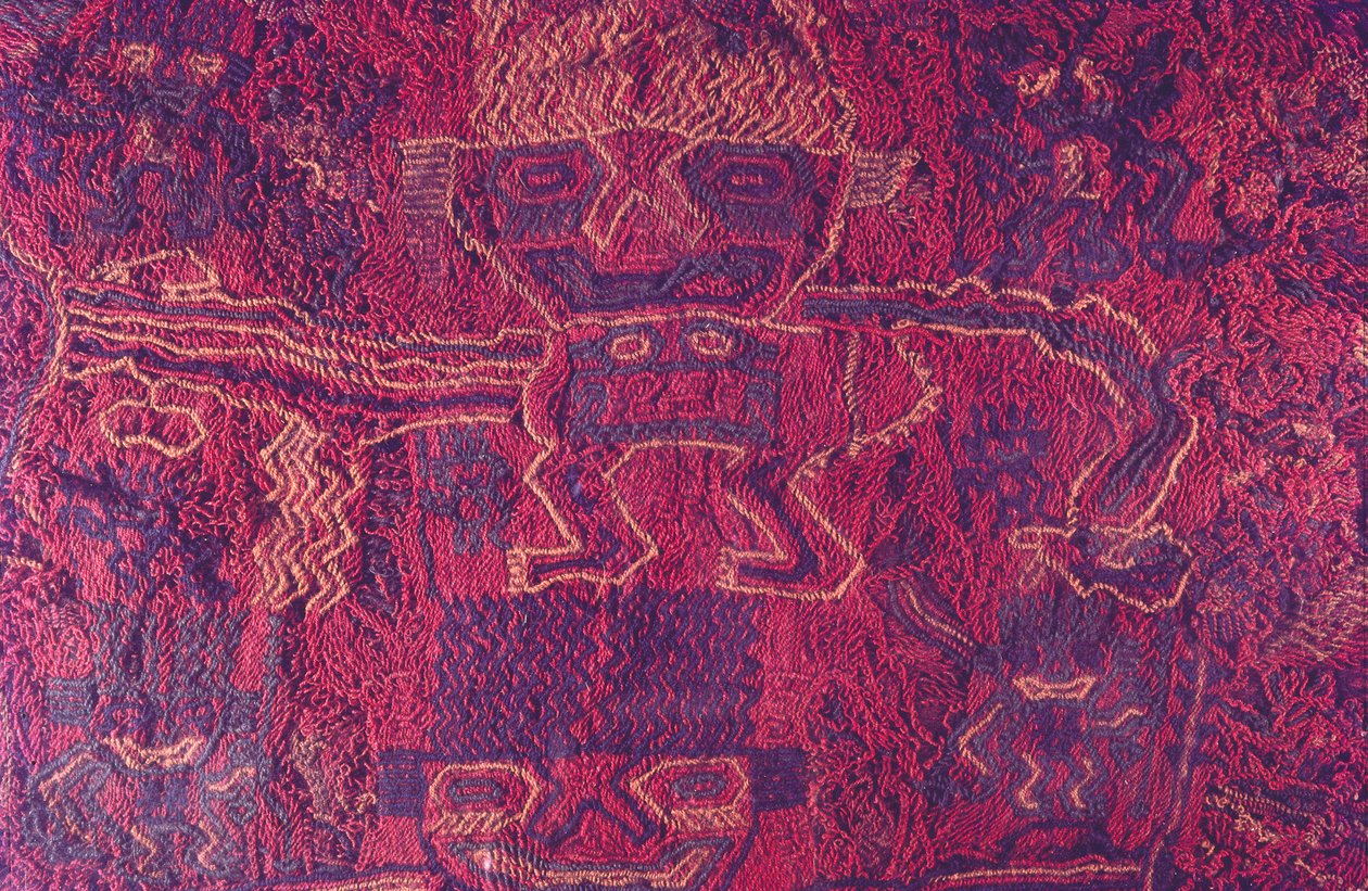 Tessuti, Cultura Paracas, Perù, 2015 da Luis Rosendo.