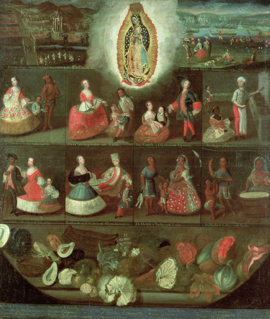 La Vergine di Guadalupe, Messicana da Luis de Mena