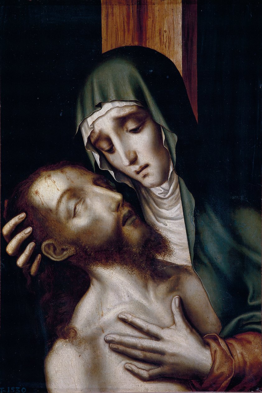 Spanish: La Piedad Pietà da Luis de Morales
