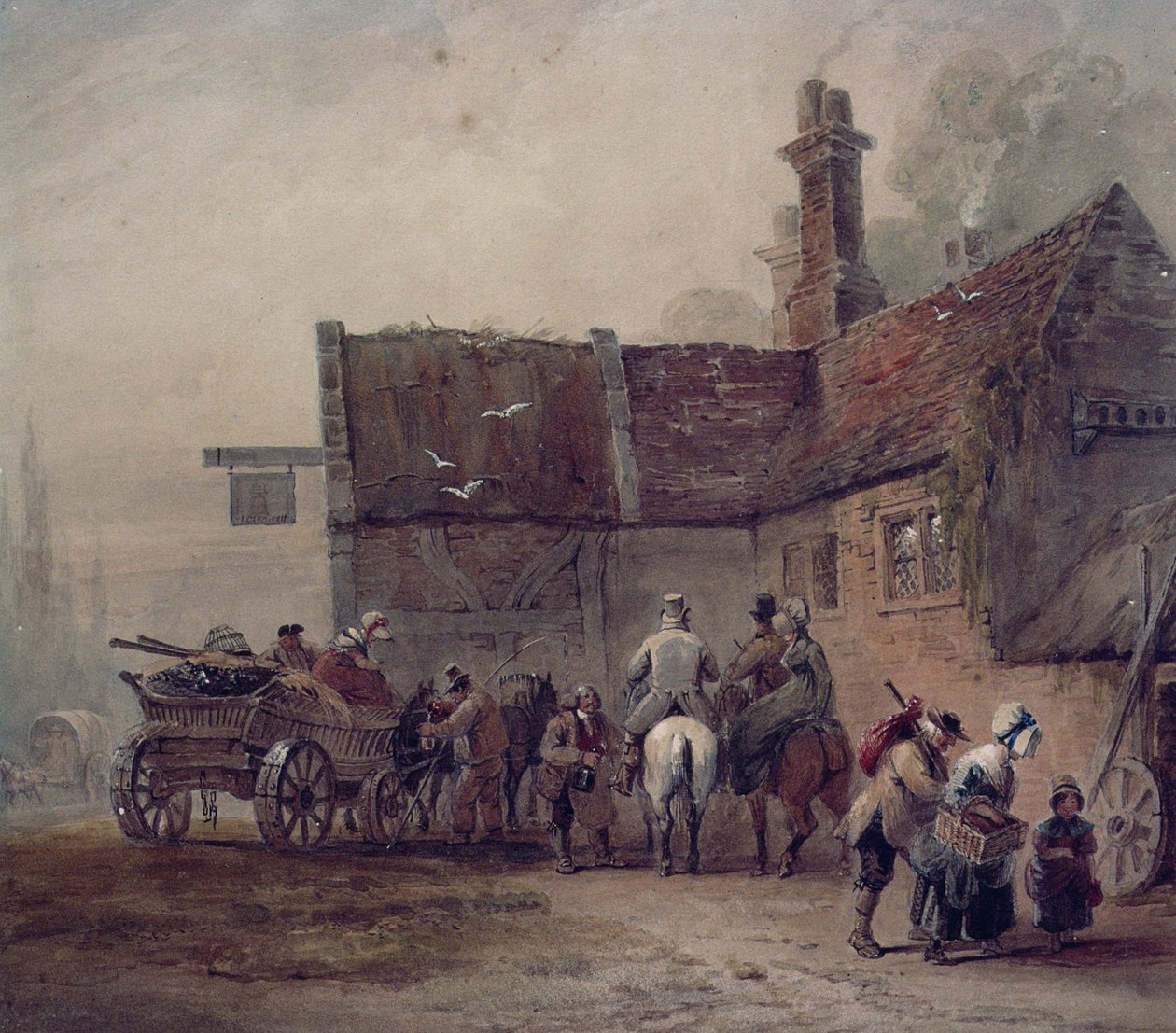 Una locanda lungo la strada da Luke Clennell