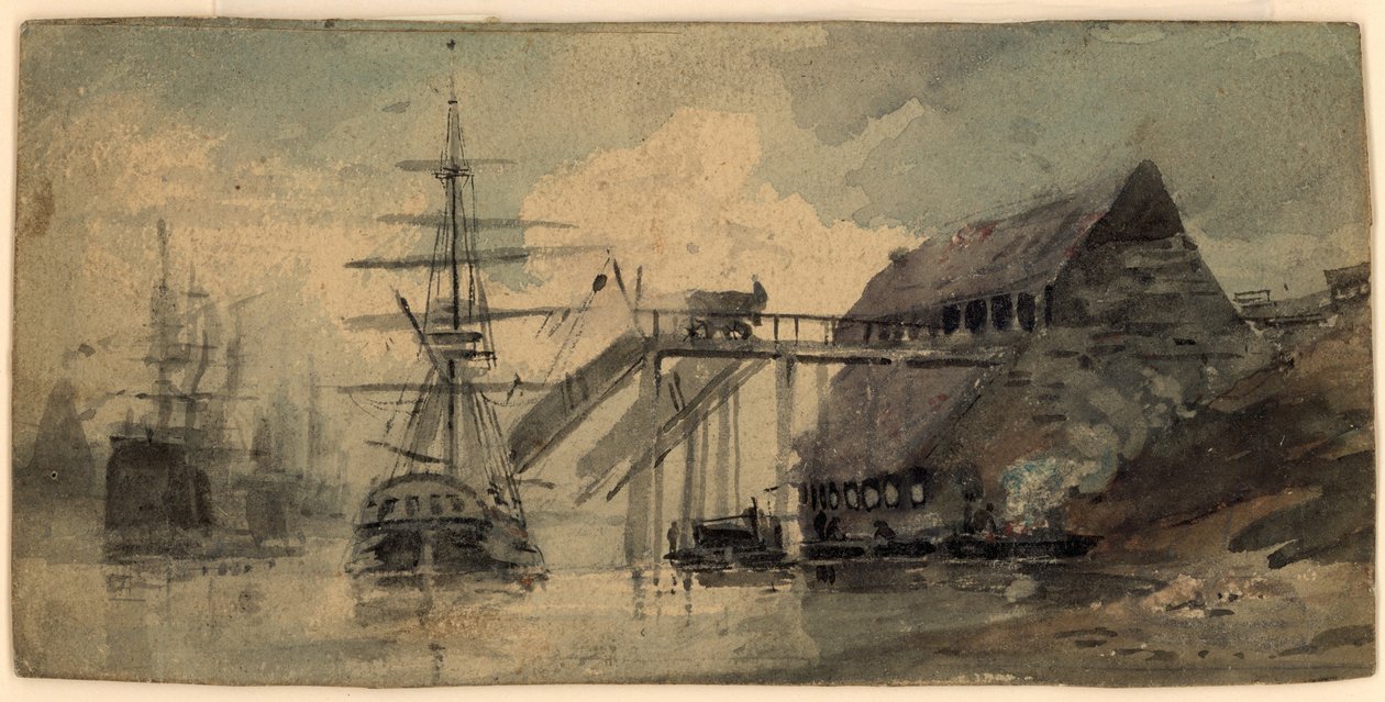 Pontili di carbone sul Tyne da Luke Clennell