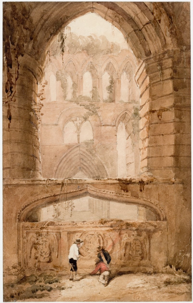 Interno del Priorato di Lanercost da Luke Clennell