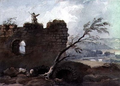 Castello di Mitford, Northumberland da Luke Clennell