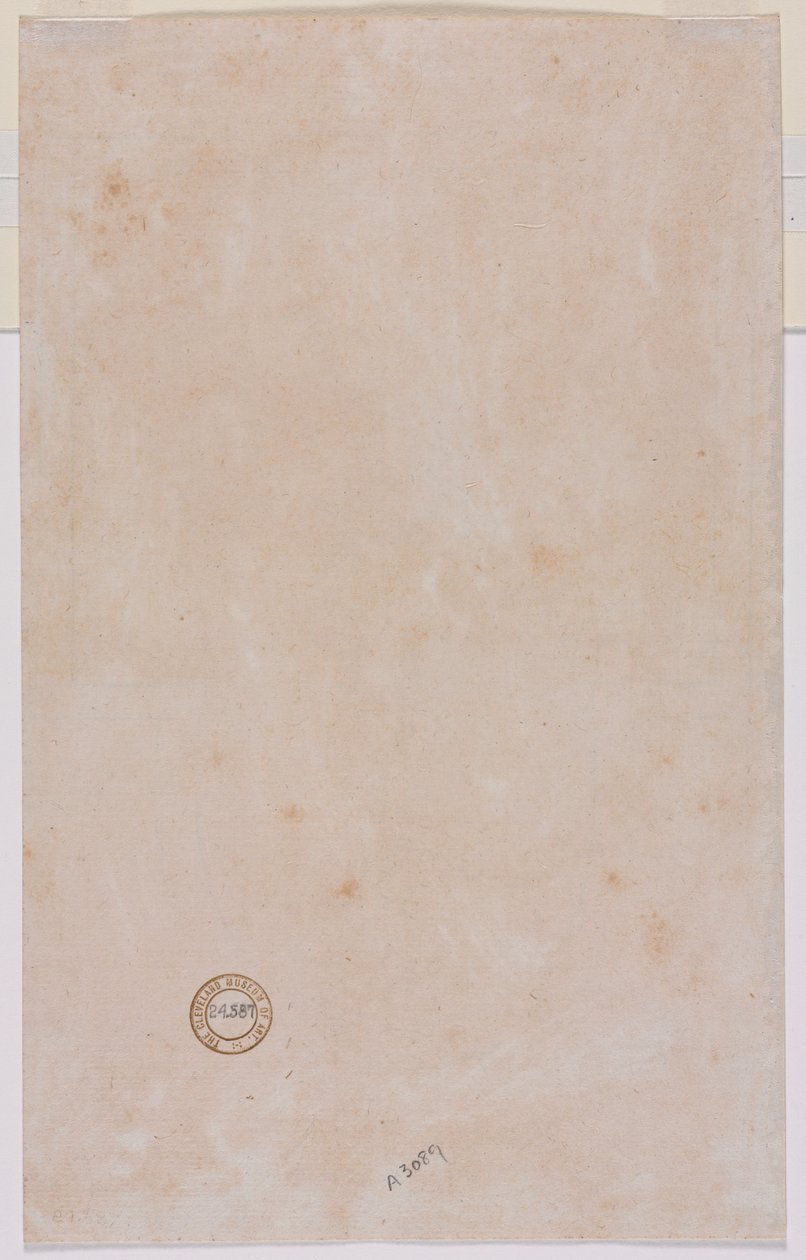 Piano architettonico verso, metà 1500 da Luzio Romano