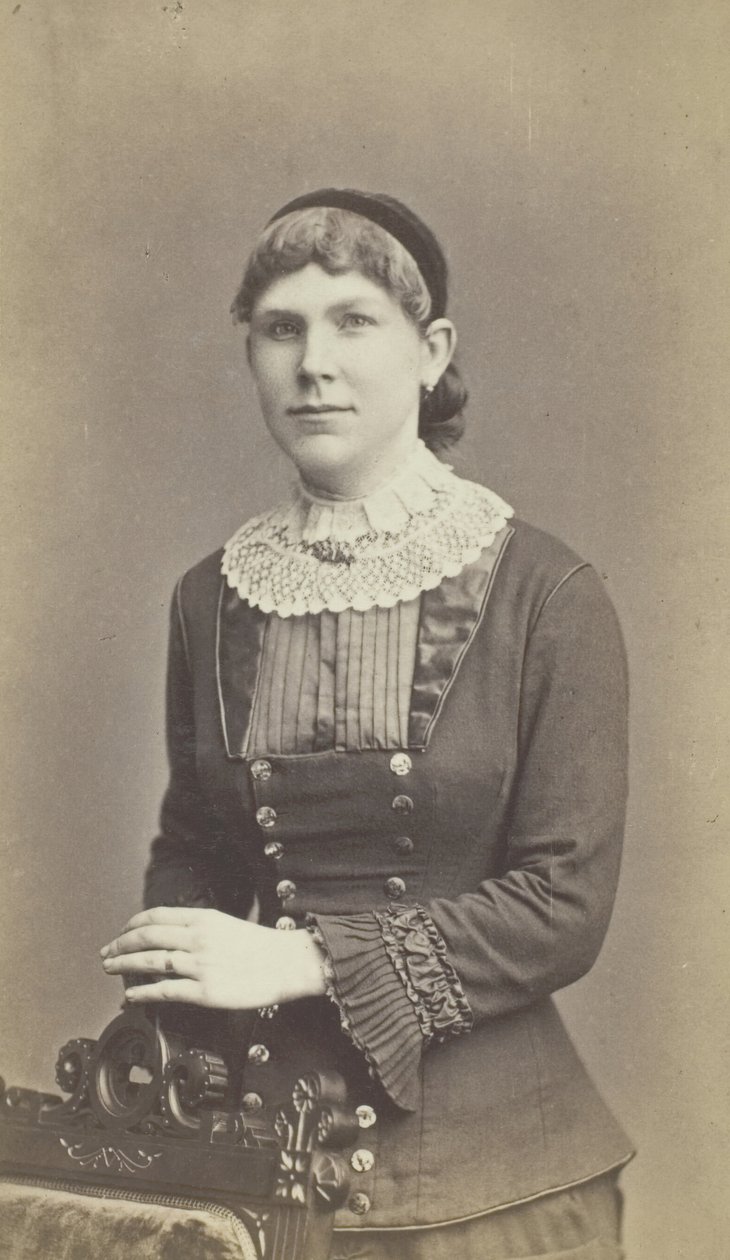 Ritratto senza titolo di donna seduta, 1865-81 da Lyman W. Colby